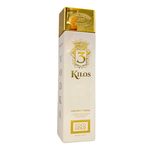 3 Kilos Coco Gold Vodka 70CL