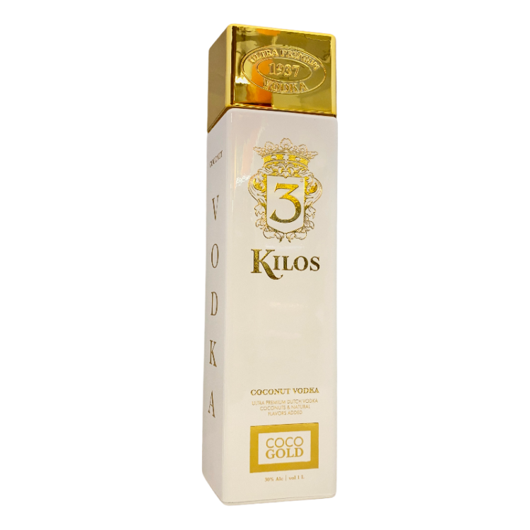 3 Kilos Coco Gold Vodka 70CL