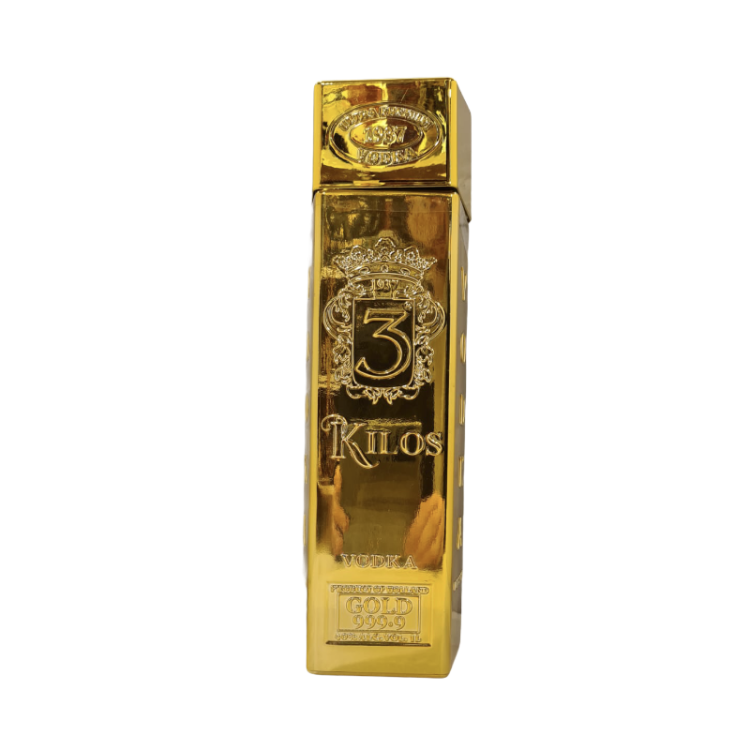 3 Kilos Gold Vodka 100CL