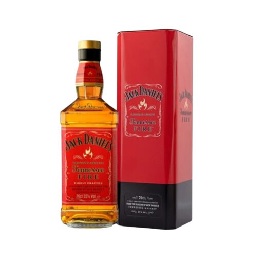 Jack Daniel's Fire Tin Giftbox 70CL