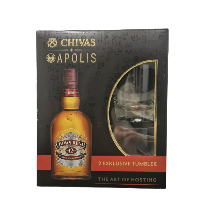 Chivas Regal 12 Years Giftbox Apolis 70CL