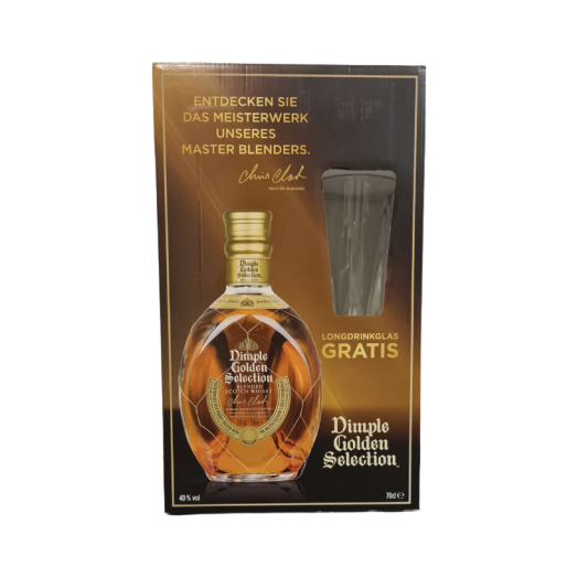 Dimple Golden Selection Giftbox 70CL