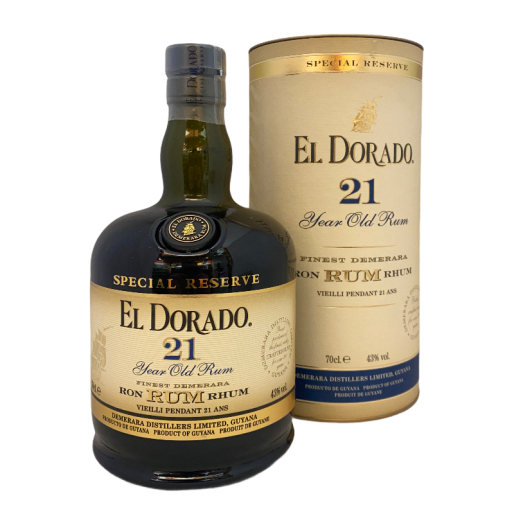 El Dorado 21 Year Old Rum 70CL