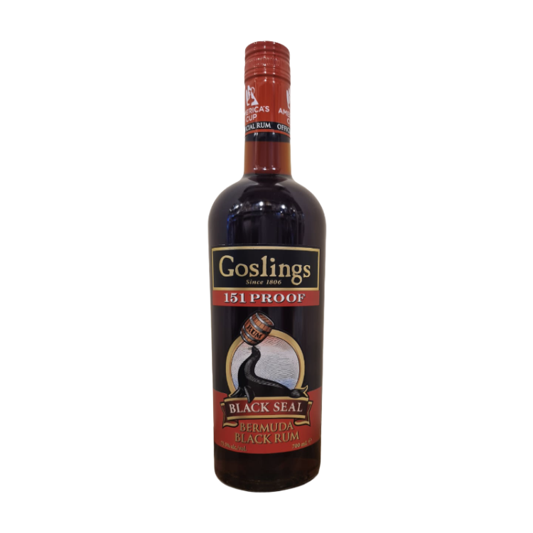 Goslings Black Seal 151 Proof Rum 70CL