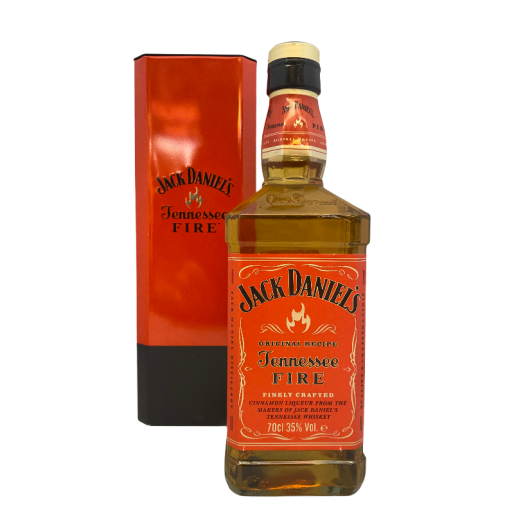 Jack Daniel's Fire Tin Giftbox 70CL