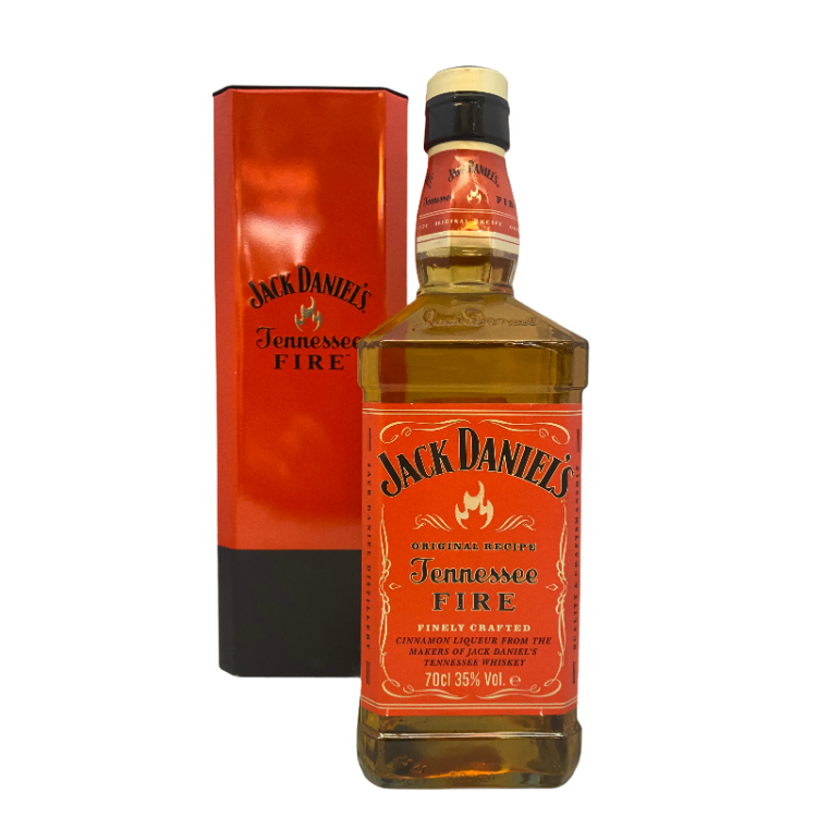 Jack Daniel's Fire Tin Giftbox 70CL