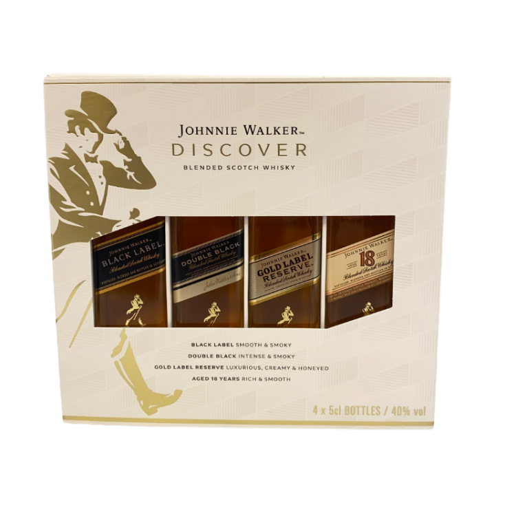 Johnnie Walker Discover Giftbox 5x5CL