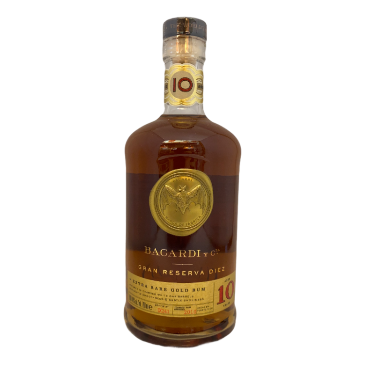 Bacardí Gran Reserva Diez 10 Years 70CL