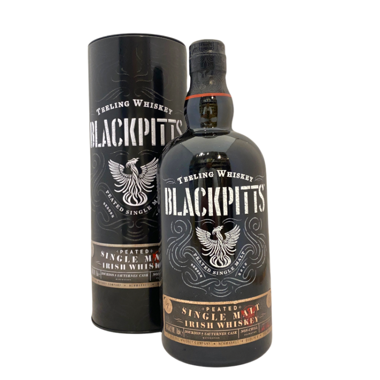 Teeling Black Pitts Peated Single Malt Whiskey 70CL
