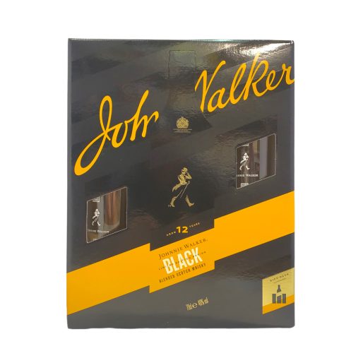 Johnnie Walker Black Label Giftbox + 2 Highballs 70CL