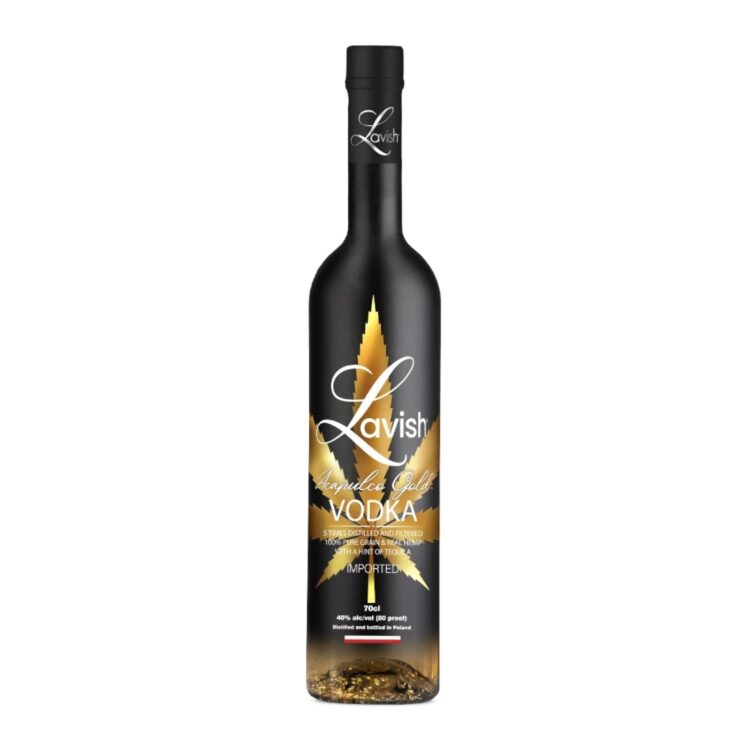 Lavish Premium Acapulco Gold Vodka 70CL